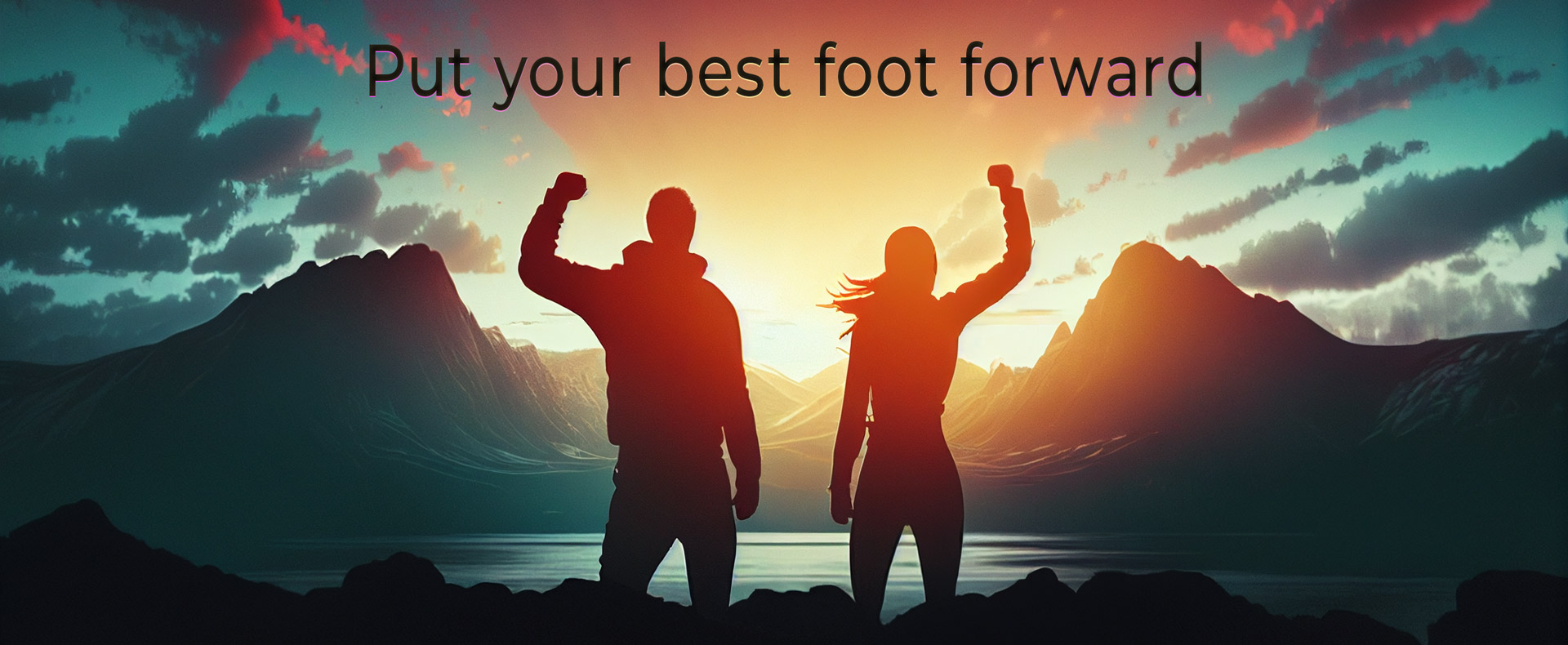 Put your best foot forward